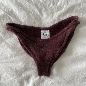 Hunza G Brown Bikini Swimwear